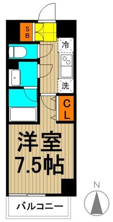 ベルフェリーク木場の物件間取画像